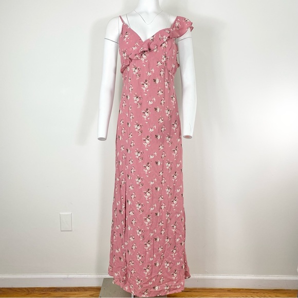 REFORMATION MARLENE TRISTA OPEN-BACK FLORAL DRESS - Picture 5 of 14